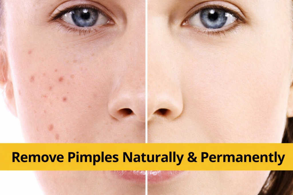 How to remove pimples naturally and permanently